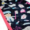 Gorro dental ajustable estampado (100% algodón)