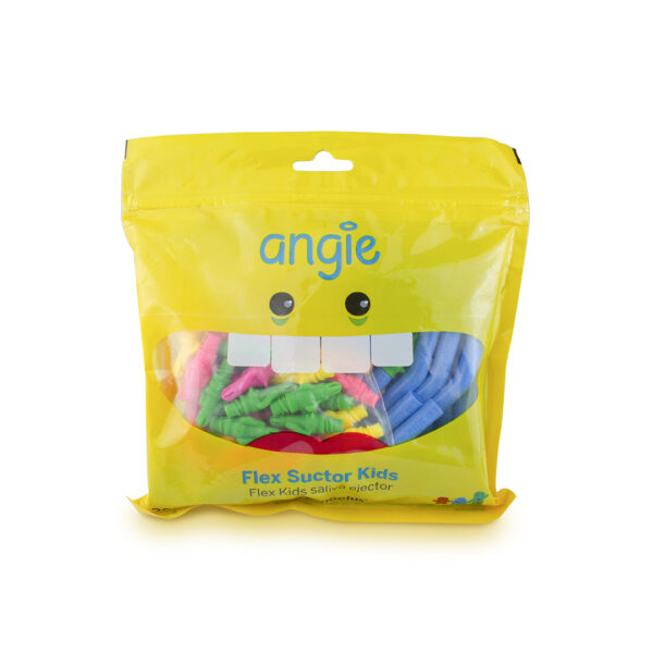 Flex Suctor Kids eyectores pediátricos de hipopótamos Angie 30 pzas