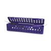 Cassette organizador perforado autoclavable colores