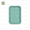 Mini Tray Charola lisa mini y tapa hermética con seguro Zirc colores