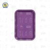 Mini Tray Charola lisa mini y tapa hermética con seguro Zirc colores