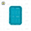 Mini Tray Charola lisa mini y tapa hermética con seguro Zirc colores