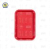 Mini Tray Charola lisa mini y tapa hermética con seguro Zirc colores