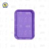 Mini Tray Charola lisa mini y tapa hermética con seguro Zirc colores