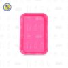 Mini Tray Charola lisa mini y tapa hermética con seguro Zirc colores