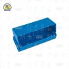 Kit de Fresas para Odontopediatria SS WHITE con fresero metalico Azul turquesa y 7 fresas