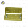 Kit de Fresas para Ortodoncia SS WHITE con fresero metálico Amarillo y 6 fresas