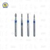 Kit de Fresas para Minima Invasión SS WHITE con fresero metalico Azul marino y 4 fresas