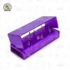 Kit de Fresas para Operatoria SS WHITE con fresero metalico morado y 10 fresas