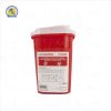 Bote Rojo Contenedor Residuos Punzo Cortantes Biopeligrosos 1 lts