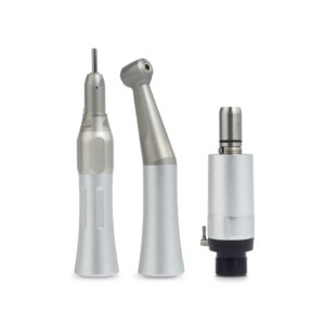 Kit de pieza de baja tipo E: Motor, recta y contra ángulo con push button e irrigación externa