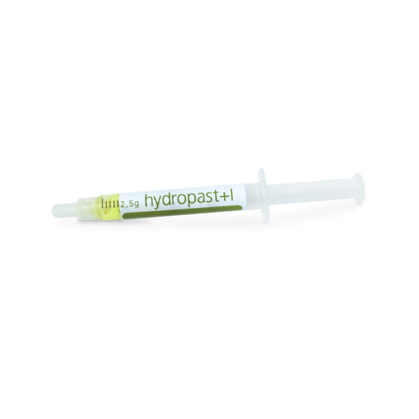 Hydropast jeringa hidróxido de calcio con yodoformo cemento obturador Biodinámica 2.5 grs.