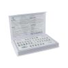 Estuche con 36 coronas de acero anteriores infantiles DenTeam