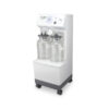 7A-23B eyector quirúrgico silencioso de fluidos y secreciones de 20 litros por minuto con 2 vasos de 2.5 litros Hergom