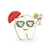 Pines decorativos con diseños dentales - Imagen 2