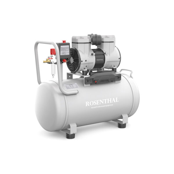 Compresor horizontal extra silencioso libre de aceite 40 litros 1HP Rosenthal - Imagen 2
