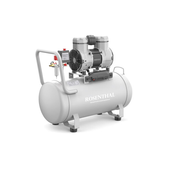 Compresor horizontal extra silencioso libre de aceite 60 litros 2 Hp Rosenthal - Imagen 2