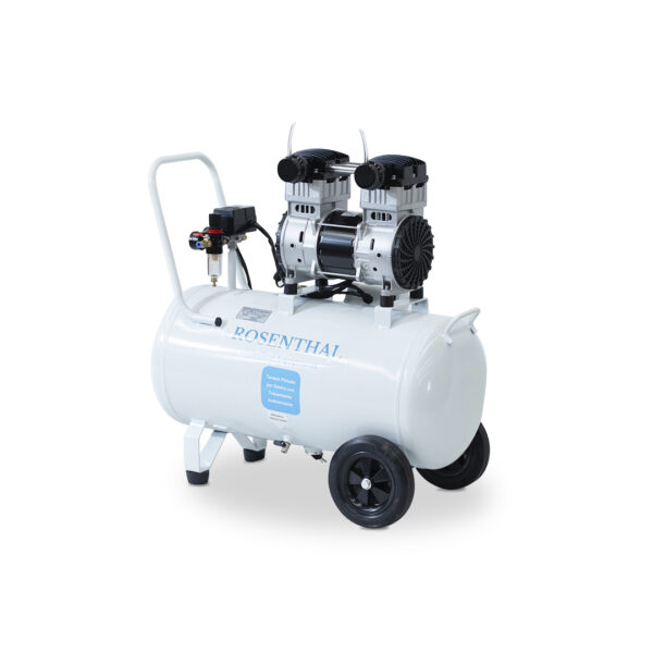 Compresor horizontal semi silencioso libre de aceite 70 litros 2HP Rosenthal - Imagen 2