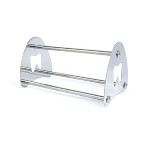 Porta pinzas con soporte de acero inoxidable en forma de muela