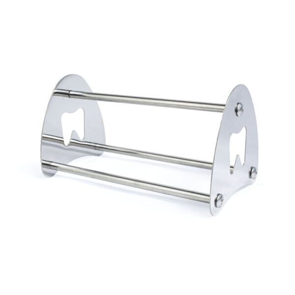 Porta pinzas con soporte de acero inoxidable en forma de muela