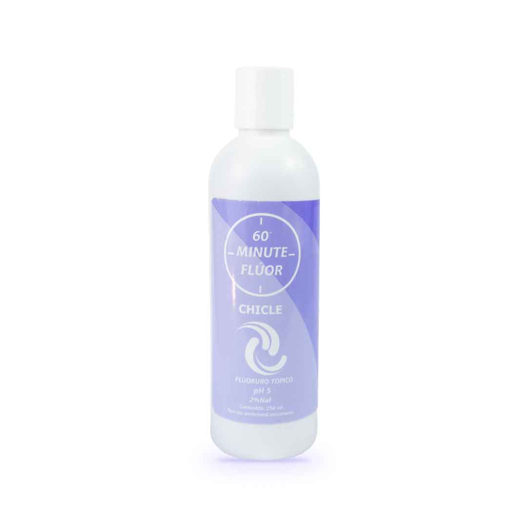 Minute Flúor gel de fluoruro de sodio fosfato acidulado (APF) Viarden 250ml - Imagen 2