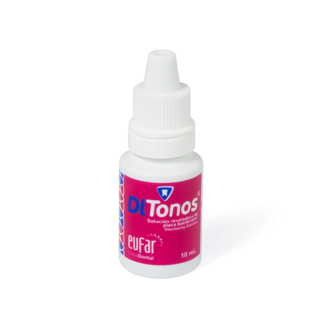 DiTonos líquido revelador de placa dentobacteriana Eufar 10 ml