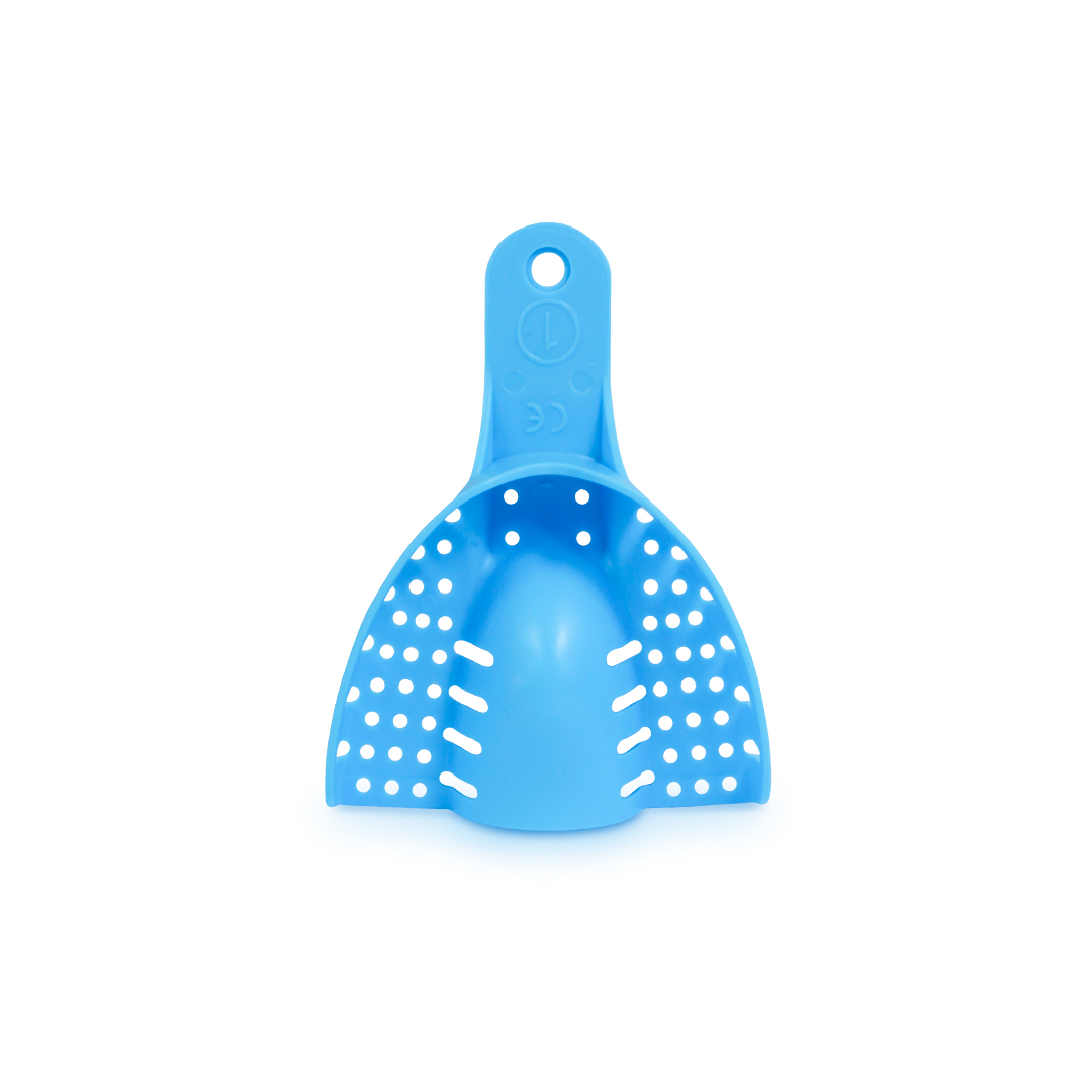 Disposable Impression Trays cucharillas porta impresiones perforadas surtidas desechables Sunset 9 piezas - Imagen 2