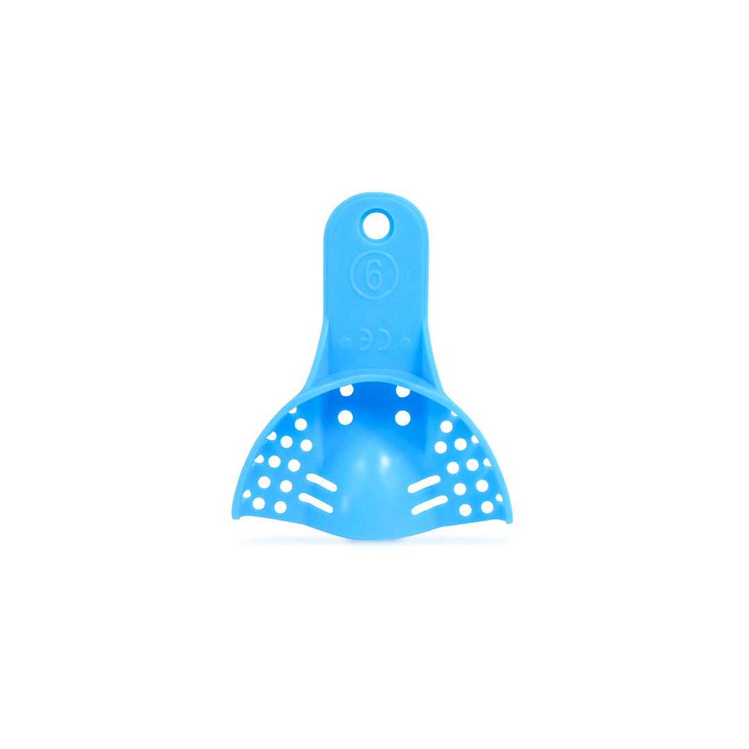 Disposable Impression Trays cucharillas porta impresiones perforadas surtidas desechables Sunset 9 piezas - Imagen 4