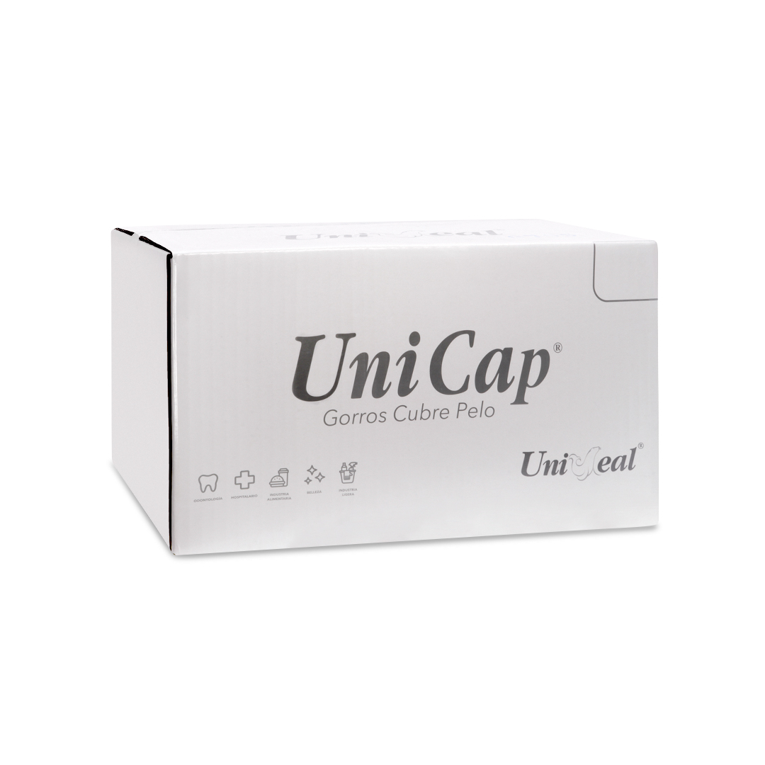 Unicap gorro desechable con resorte Uniseal Caja - Imagen 3